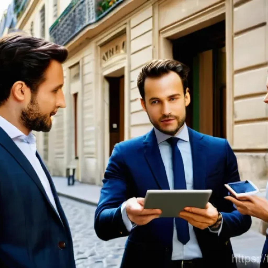 감정평가사의 직업 전망 - **Prompt:** "A dynamic real estate expert, either male or female, in their late 30s to early 40s, dr...