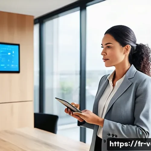 감정평가사의 실무 교육 프로그램 - **Prompt:** A highly detailed image of a professional female real estate expert, elegantly dressed i...